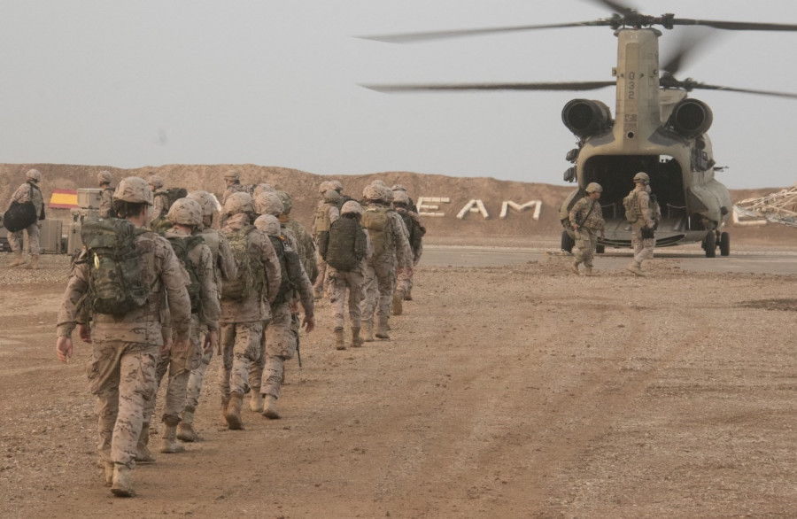 Militares españoles desplegados en Irak. Foto: Ministerio de Defensa