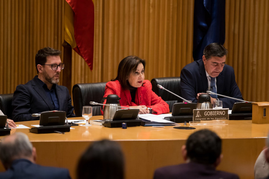 Comparecencia de la ministra Robles en el Congreso. Foto: Ministerio de Defensa