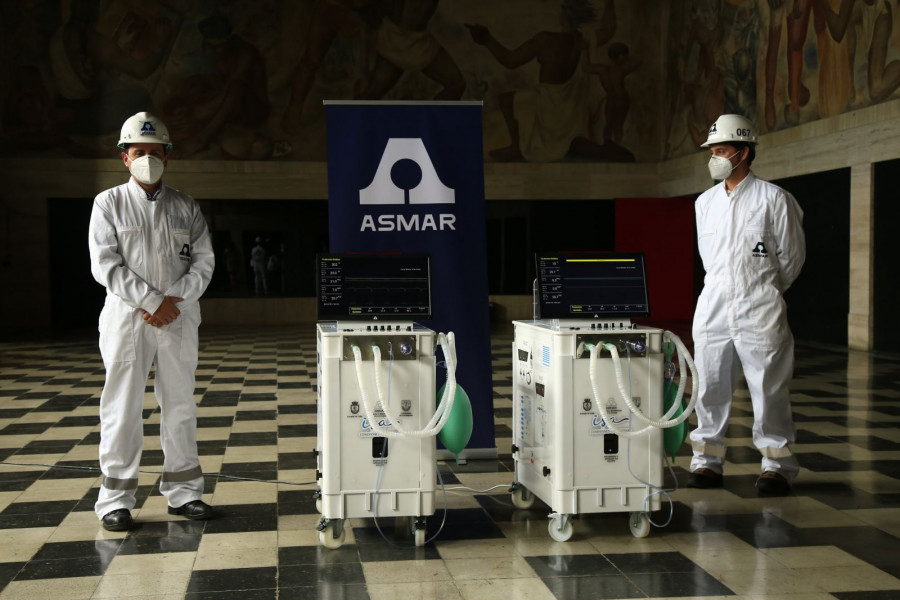 El aparato fue el primero recibir la autorización del Ministerio de Salud para iniciar la producción. Foto: Servicio Salud Concepción