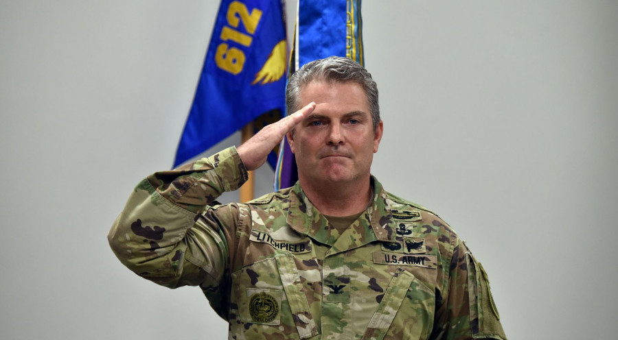 El coronel John D. Litchfield. Foto: Fuerza de Tarea Bravo.