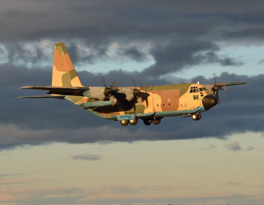 Avión de transporte C-130. Foto: Ejército del Aire