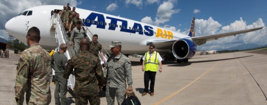Despliegue de 300 marines en Centroamérica. Foto: Embajada de EEUU en Honduras