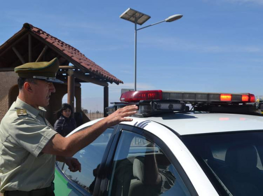 Los lectores de placas permiten a Carabineros rastrear y detectar vehículos robados. Foto: Carabineros de Chile