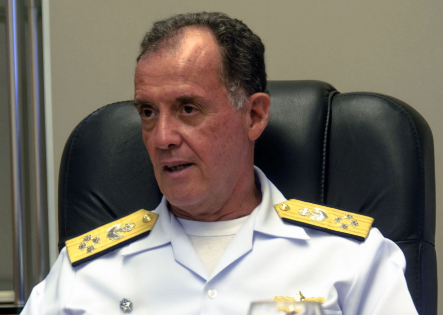 El Comandante da Marinha do Brasil, almirante Ilques Barbosa Junior. Foto: Roberto Caiafa