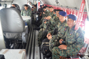 Unidades ecuatorianas desplazadas a la frontera con Colombia. Fotos: Fuerzas Armadas del Ecuador