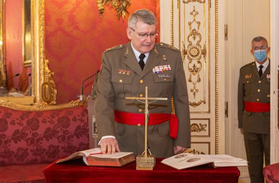 Toma de posesión del general Guillermo Fernández Sáez. Foto: Ejército de Tierra