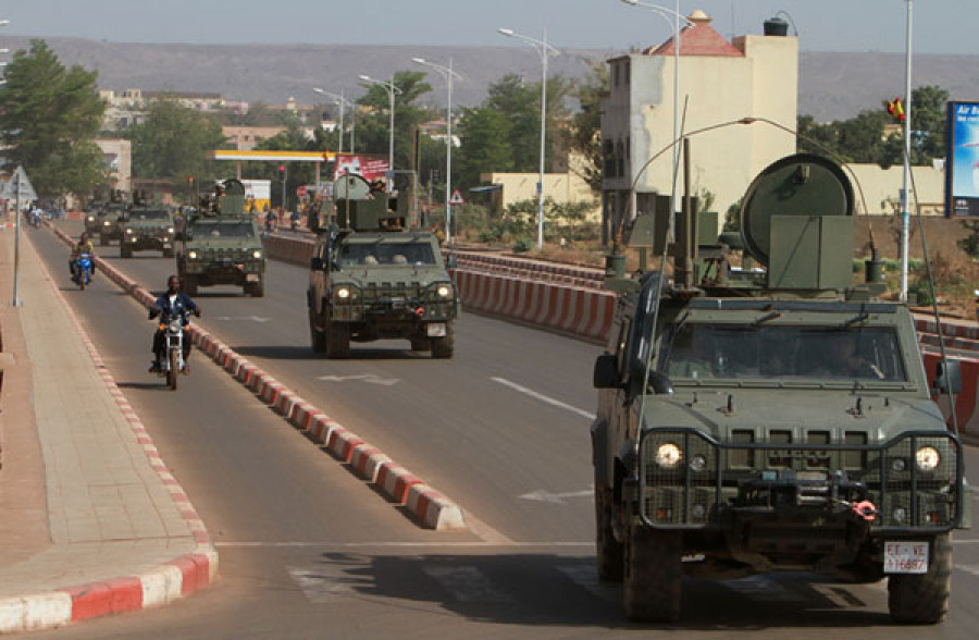 Convoy de militares españoles en Mali. Foto: Ejército de Tierra