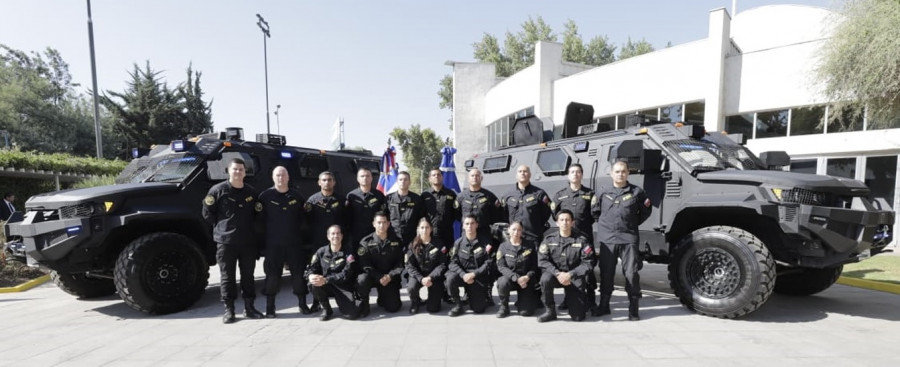 La BRTM de la Policía de Investigaciones de Chile actualmente opera dos blindados IAS Testudo. Foto: PDI