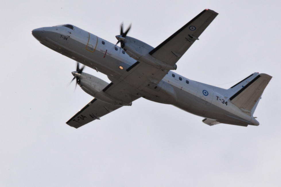 Avión SAAB 340 T-34. Foto: FAA