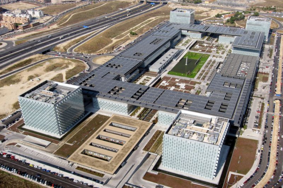 Distrito Telefónica, ubicado al norte de Madrid. Foto: Telefónica