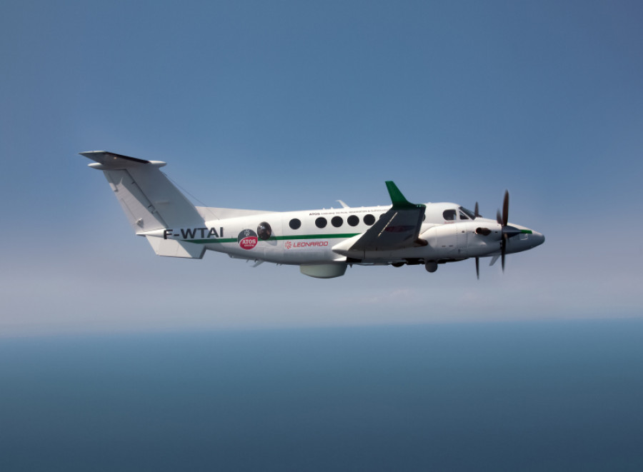 200221 king air 350ER avion vigilancia leonardo