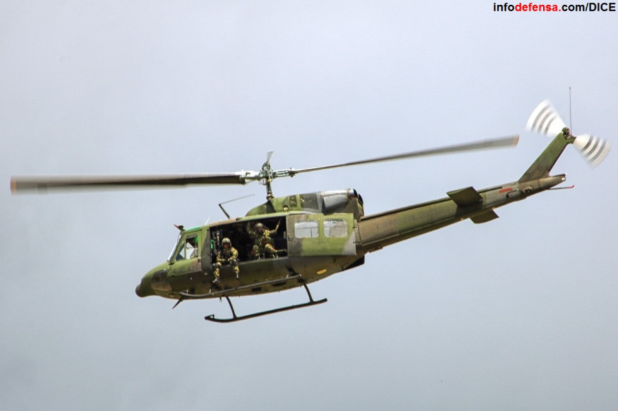 Helicóptero UH-1N del Ejército Colombiano. Foto: Infodefensa.com