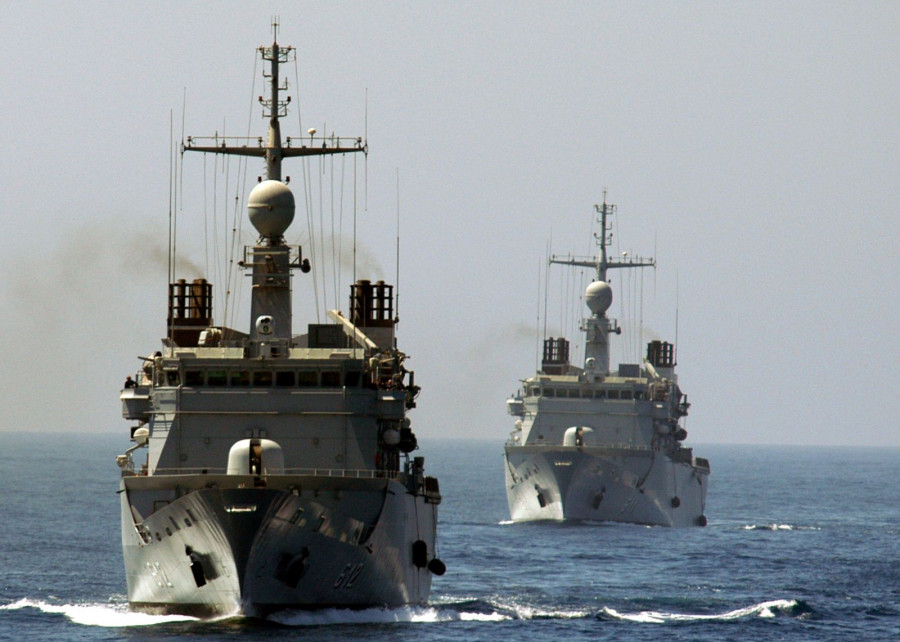 Corbetas Mohammed V y Hassan II. Foto: US Navy
