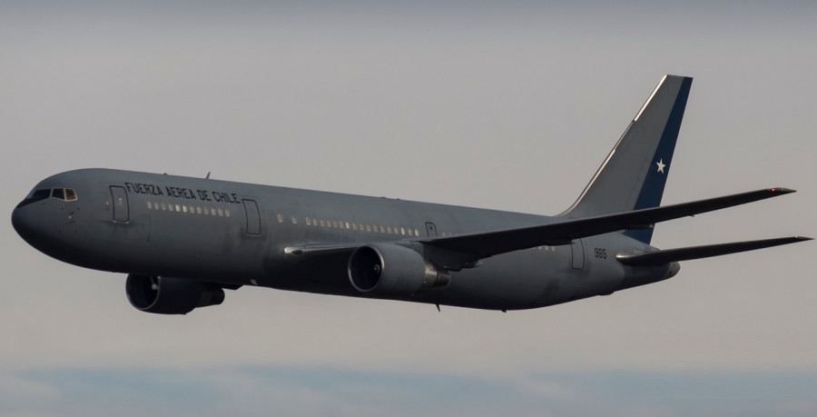 Un Boeing 767-300ER sería el material de vuelo dispuesto para el transporte desde China. Foto: Fabián González