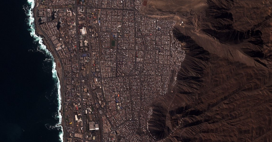 Fotografía del Sistema Satelital de Observación Terrestre Fasat-Charlie. Foto: FACh