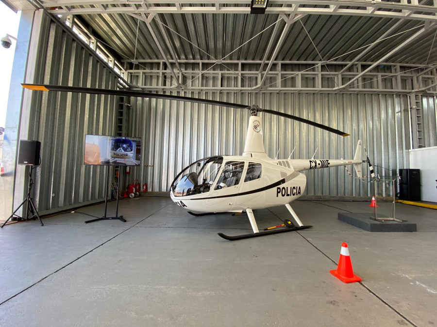 Nuevo Robinson R66 Turbine Foto: Ministerio del Interior de Uruguay