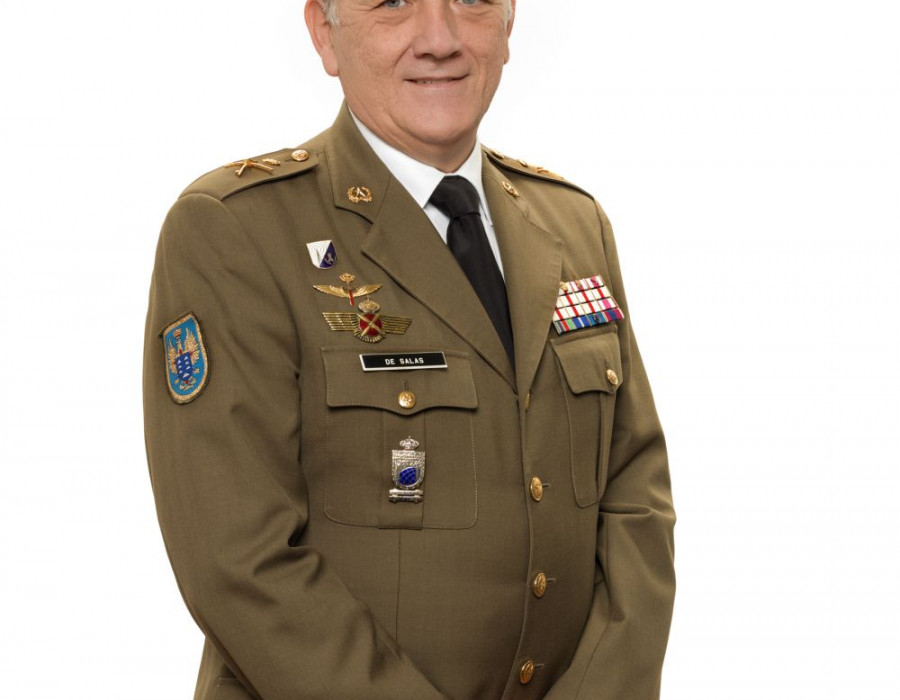 El general de brigada Carlos de Salas. Foto: Hisdesat.