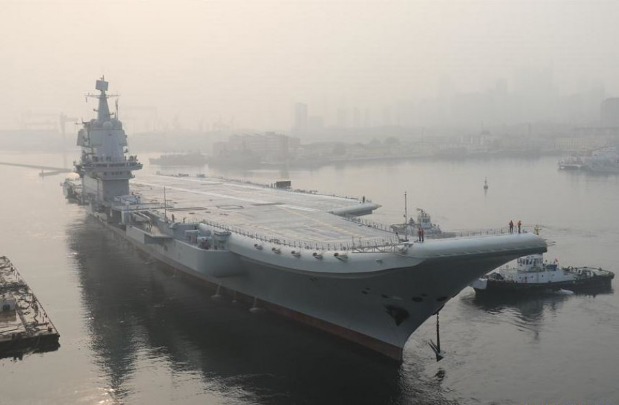 Portaaviones Shandong. Foto: Ministerio de Defensa de China