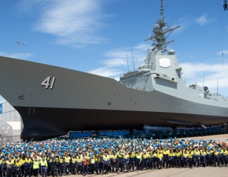 Destructor de la clase AWD australiana. Foto: ASC