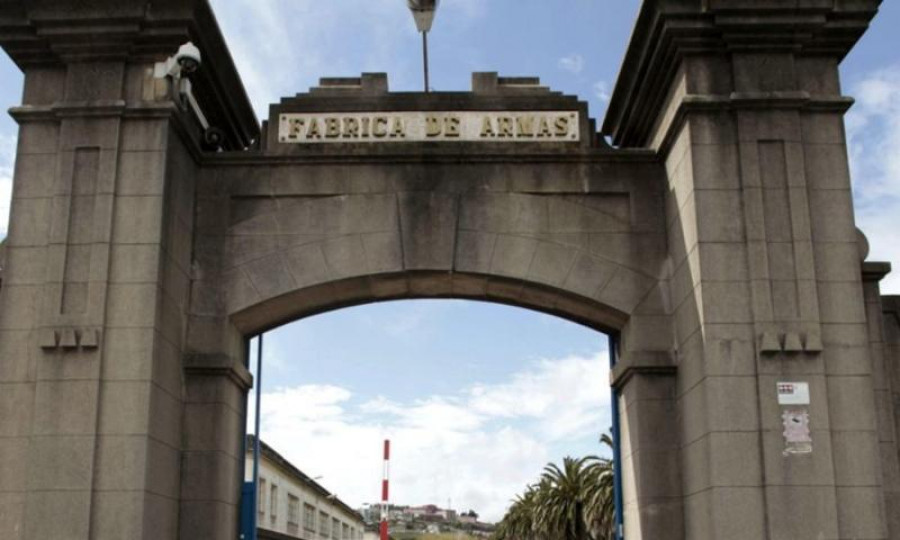 Entrada de la Fábrica de Armas de A Coruña. Foto: Delegación de Gobierno de A Coruña