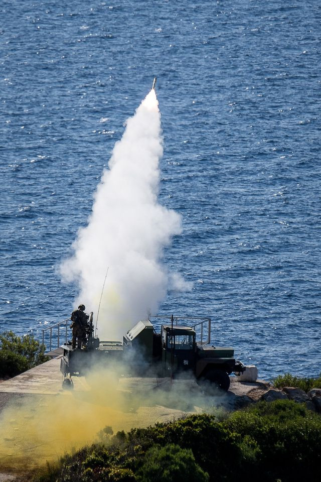 Lanzamiento de un misil antiaéreo Mistral 3 por el Ejército francés. Foto: MBDA