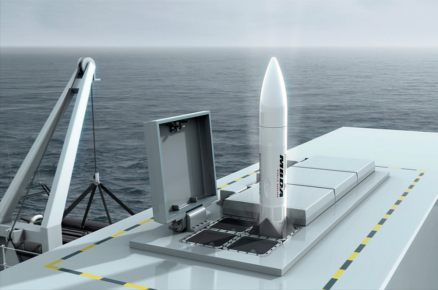 Misil naval desarrollado por MBDA . Foto: LTMMSL