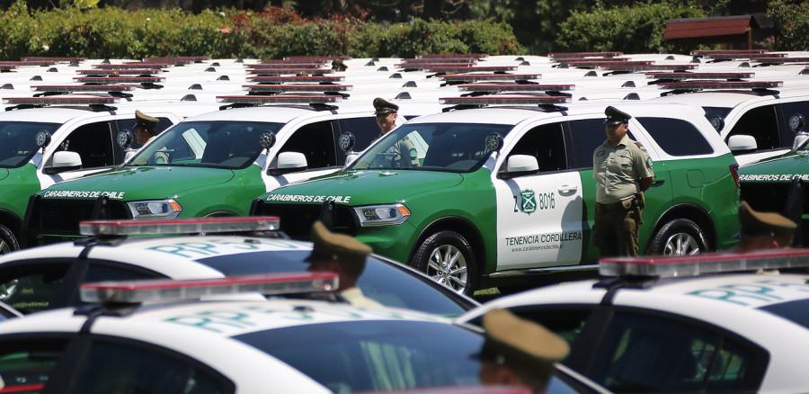 Carabineros tiene en su inventario el Dodge Durango Police y el Nissan X-Trail. Foto: Subsecretaría de Prevención del Delito