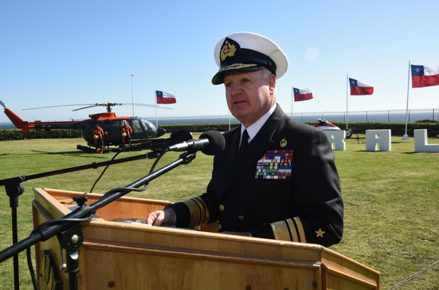 Vicealmirante Ignacio Mardones. Foto: Armada de Chile