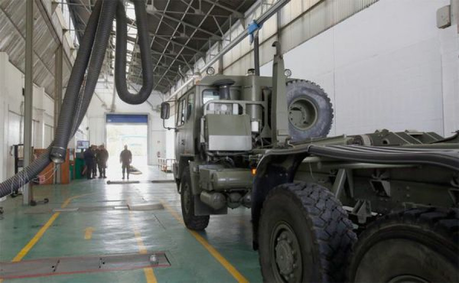 Centro de mantenimiento de vehículos del Ejército. Foto: Ejército de Tierra