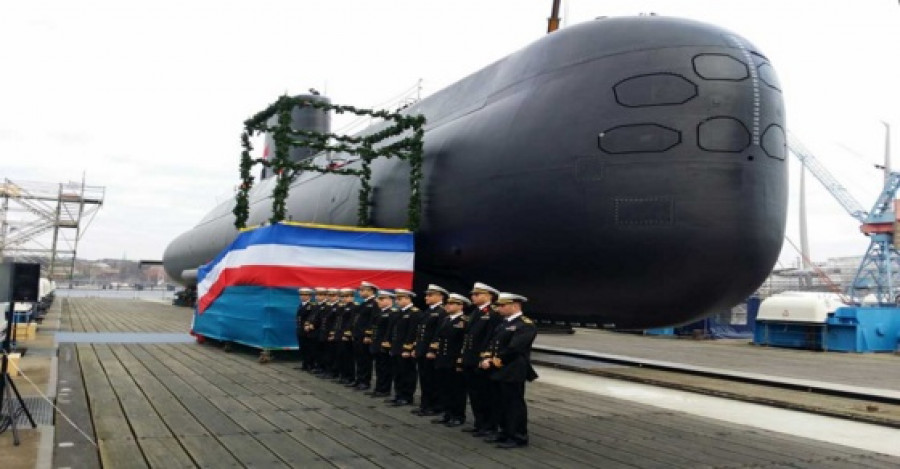 Submarino alemán construido para Egipto. Foto: TKMS