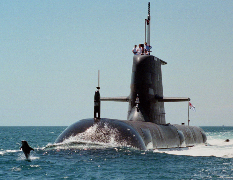 Submarino de la clase Collins. Foto: Marina Real australiana