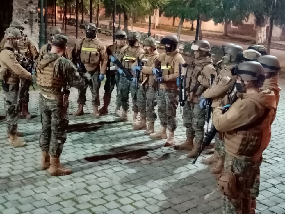 Las FFAA de Chile continuarán realizando tareas para resguardar el orden público. Foto: Jefatura de la Defensa Nacional Metropolitana