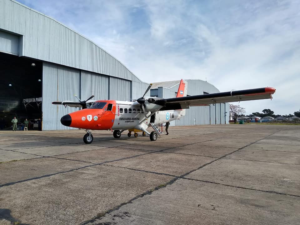 El Twin Otter T-86 de la Fuerza Aérea Argentina. Foto: Fuerza Aérea Argentina