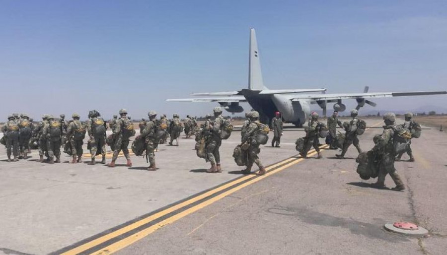 Vicuña en el Horizonte Foto: Ejército Argentino.