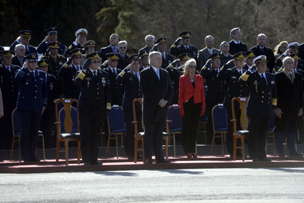 El ministro Aguad, presente en el acto. Foto: Ministerio de Defensa.