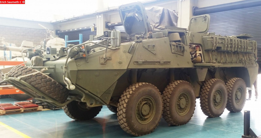 Vehículo blindado LAV-III DVH del Ejército Nacional de Colombia. Foto: Erich Saumeth  Infodefensa.