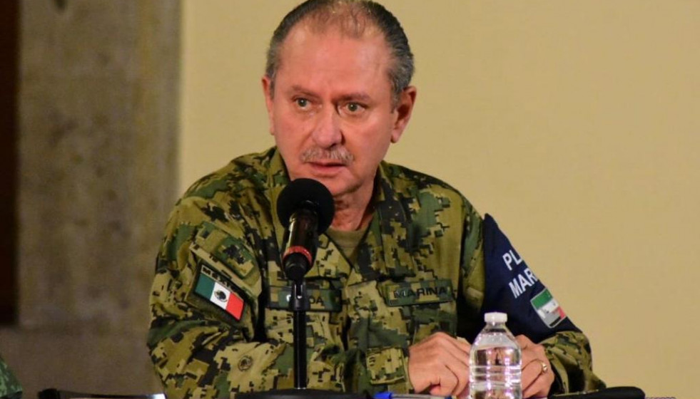 El titular de la Semar, almirante José Rafael Ojeda Durán. Foto: Semar
