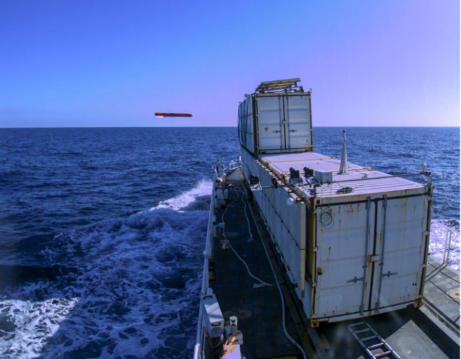 Prueba de cualificación del misil ANLSea Venom. Foto: MBDA