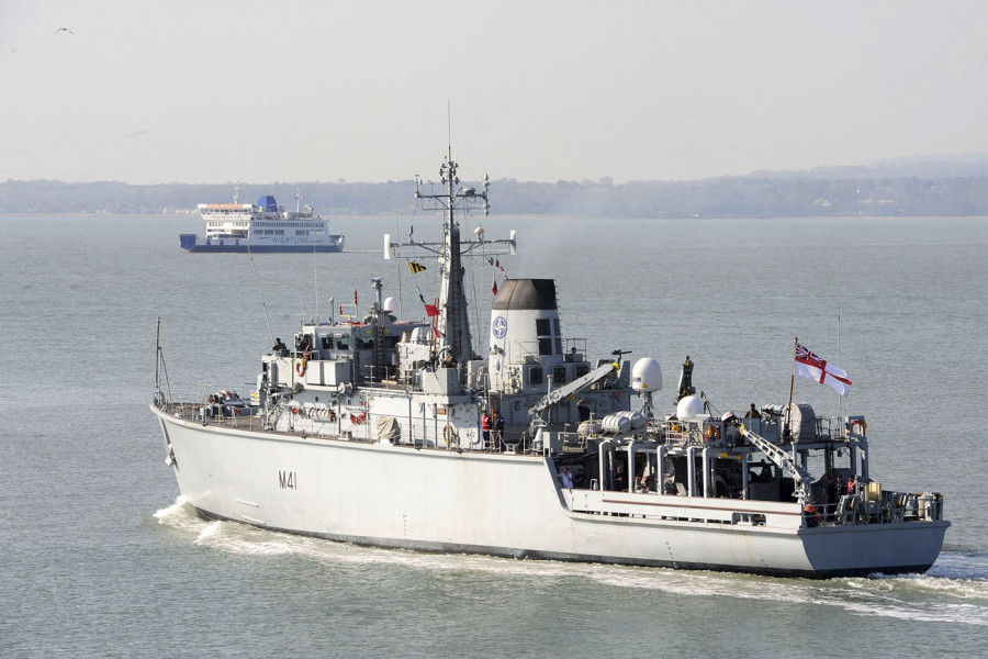 Cazaminas HMS Quorn. Foto: Royal Navy
