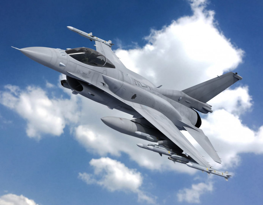 Avión de combate F-16. Foto: Lockheed Martin