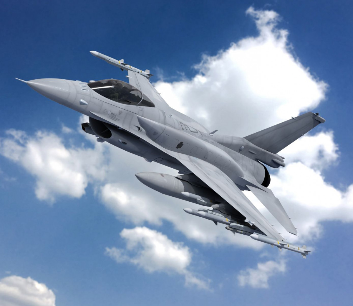 Avi&#243;n de combate F-16. Foto: Lockheed Martin
