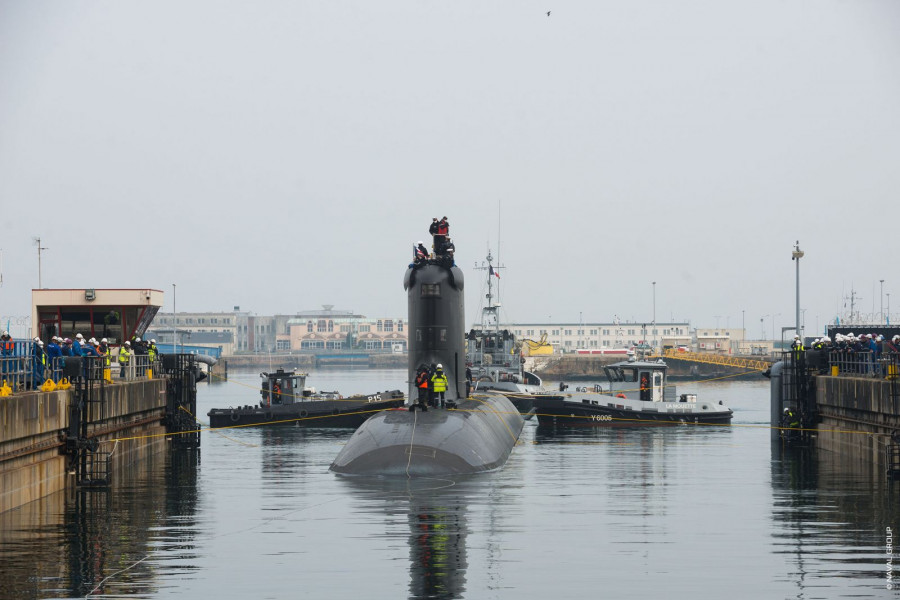 Submarino Suffren. Foto: Naval Group