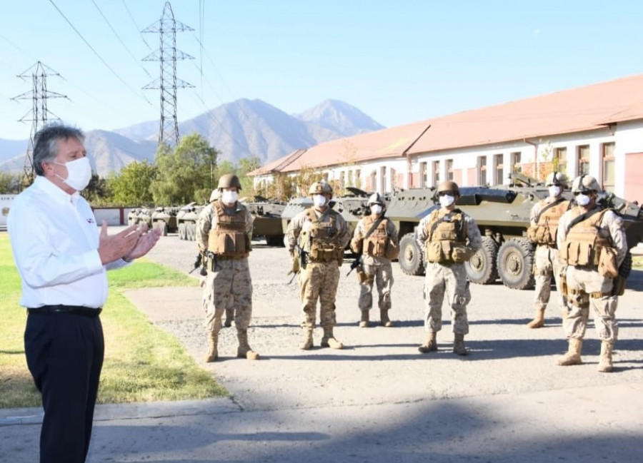 528 uniformados se encuentran en cuarentena preventiva. Foto: Ejército de Chile