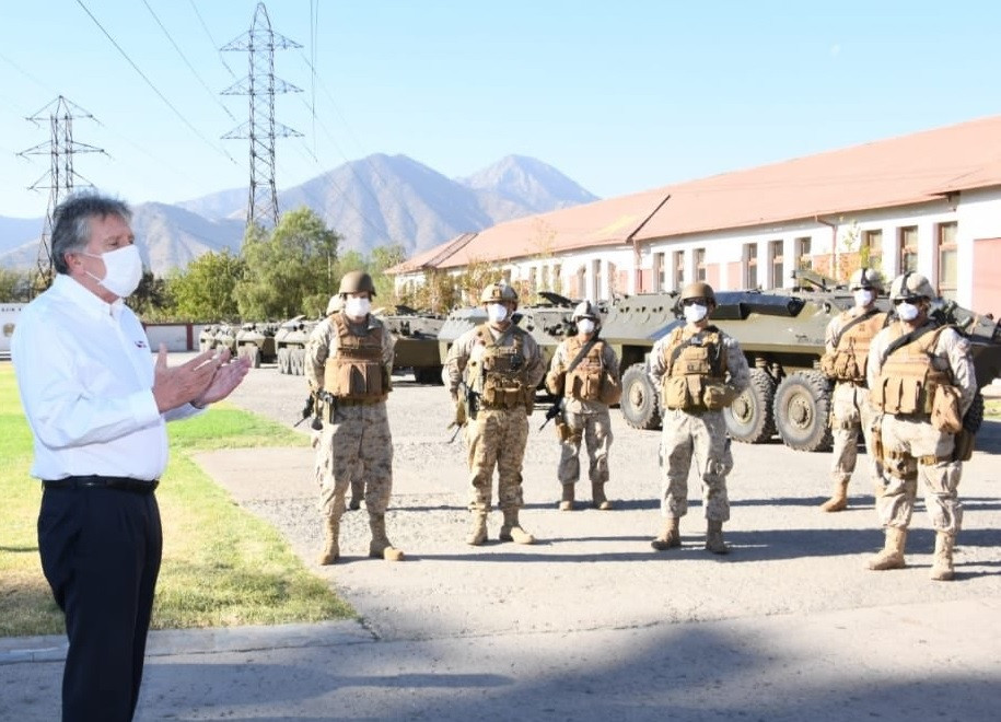 528 uniformados se encuentran en cuarentena preventiva. Foto: Ejército de Chile