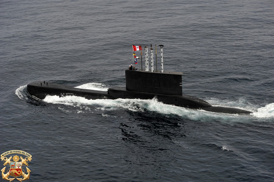 Submarino U2091200 de la Marina de Guerra del Perú. Foto: Marina de Guerra del Perú