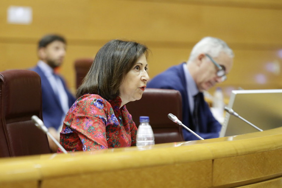 Comparecencia de Robles en el Senado. Foto: Ministerio de Defensa
