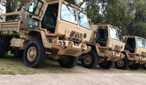El Ejército Argentino presenta 22 nuevos camiones Oshkosh