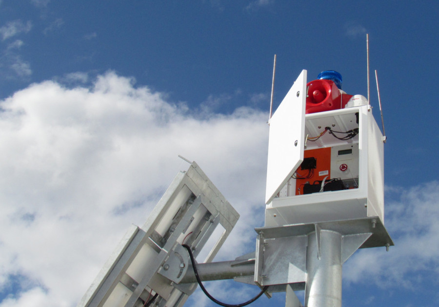 Modulo de alerta de tsunami Armada de Chile