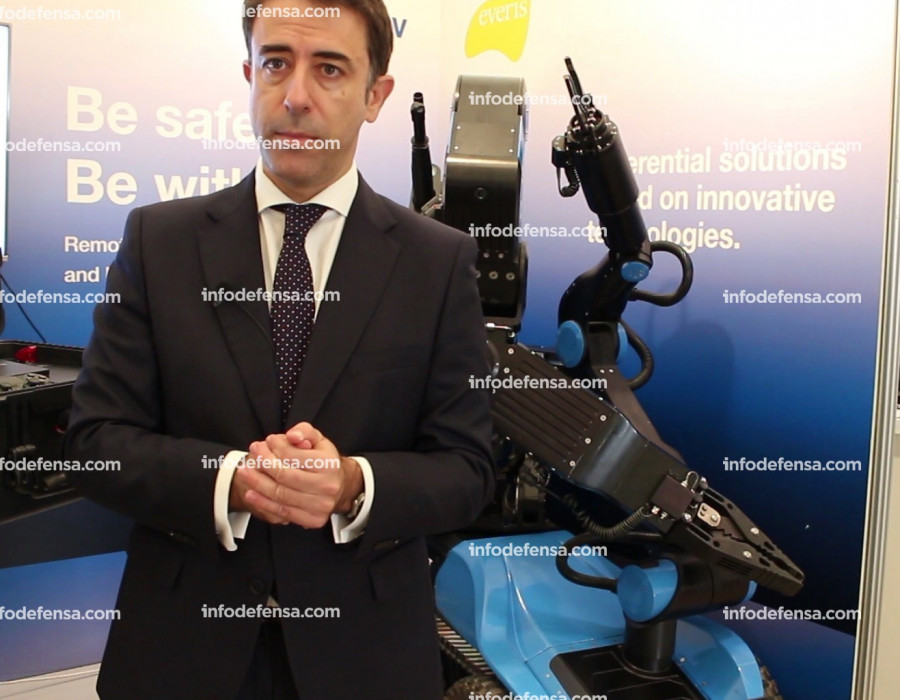 Responsable del área de robótica de Everis ADS, Pablo Vázquez Calvo. Foto: MBS.