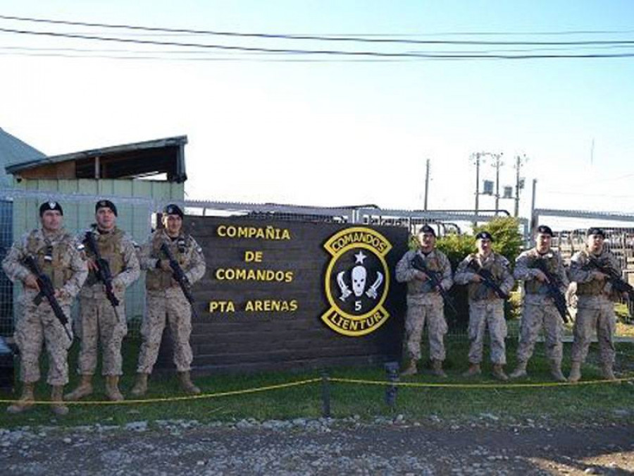 La Compañía de Comandos N°5 Lientur tiene su cuartel en la ciudad de Punta Arenas. Foto: Ejército de Chile